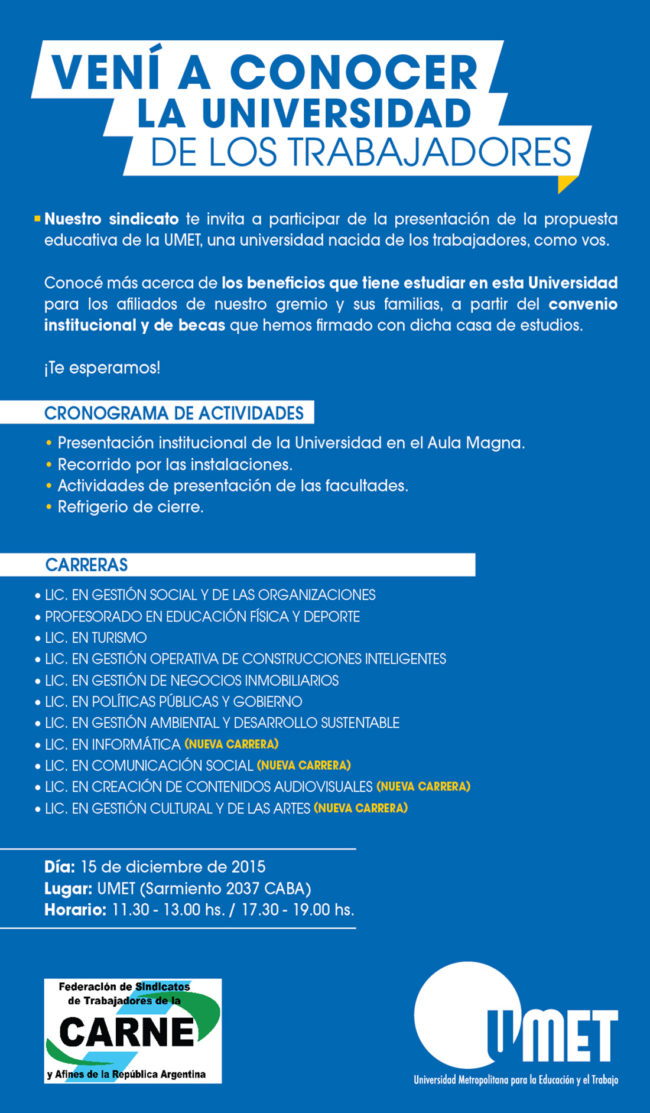 Flyer Convocatoria AAA carreras