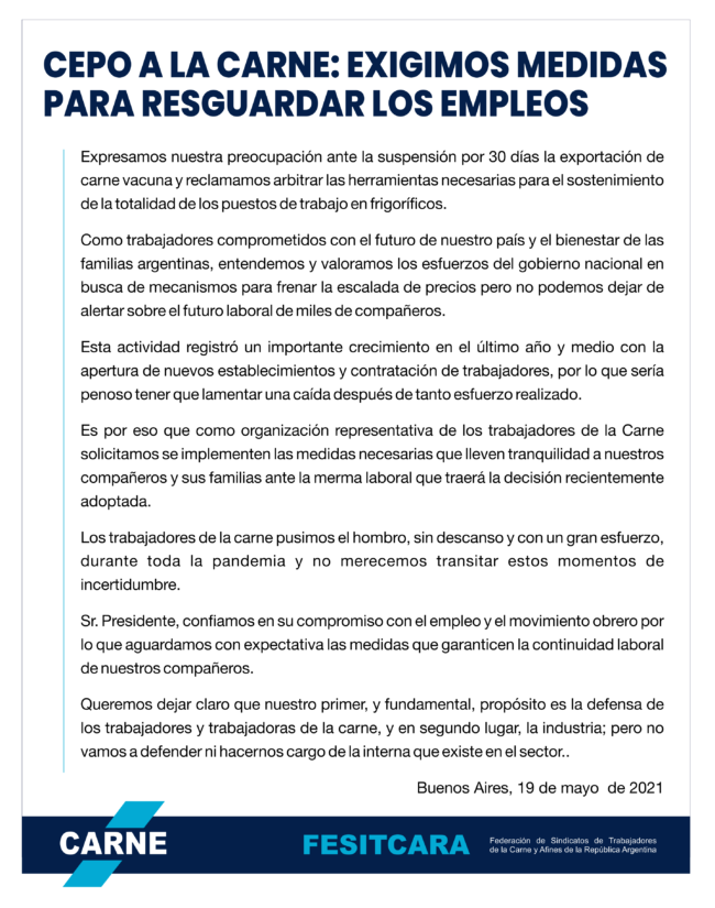 nuevo comunicado cepo 1